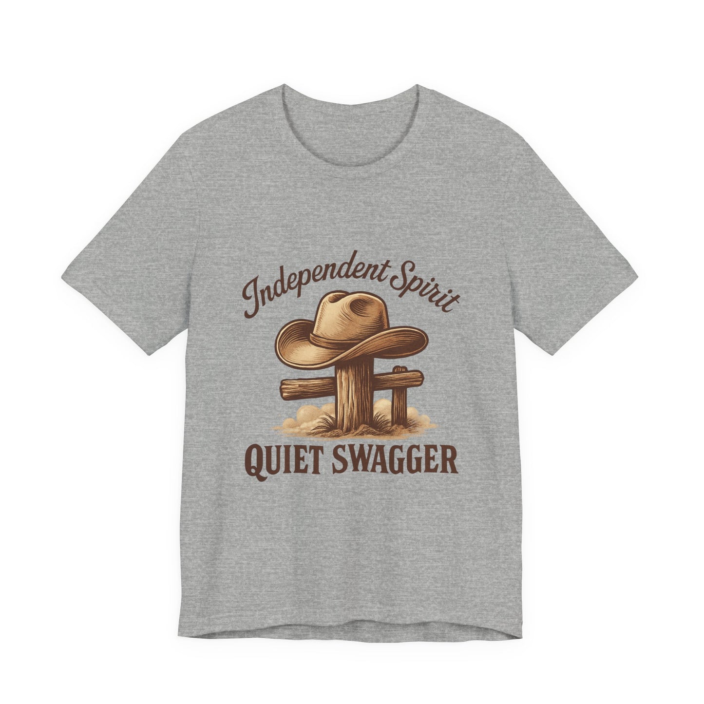Quiet Swagger Cowboy Tee — Independent Spirit Western T-Shirt