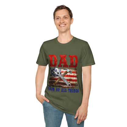 Camiseta de Papá Patriótico | Regalos para Todo | Día del Padre, Día de la Independencia, Regalo de Cumpleaños, Ropa Casual, Ropa para Papá