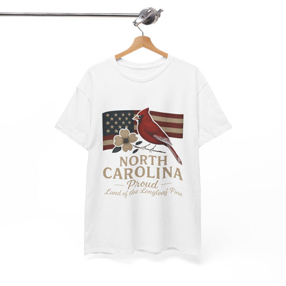 NC Pride: Cardinal, Dogwood & State Flag Tee