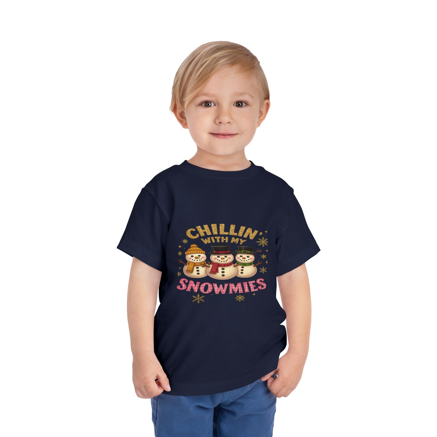Chillin' with Snowmies Toddler Christmas Tee
