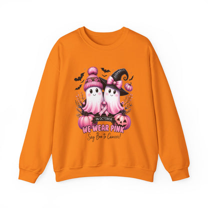 Boo-tiful Breast Cancer Awareness Halloween Crewneck
