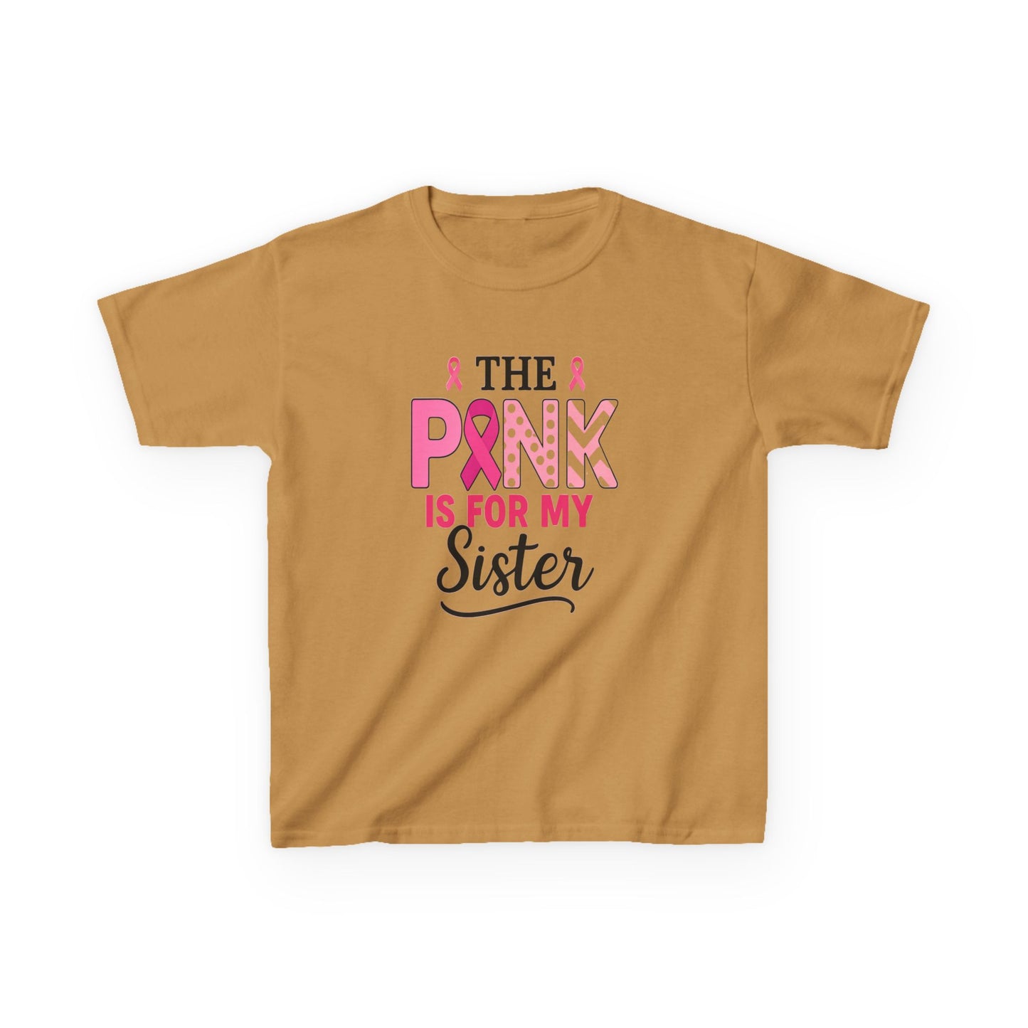 Pink Ribbon Sister Tee: Breast Cancer Awareness Gift