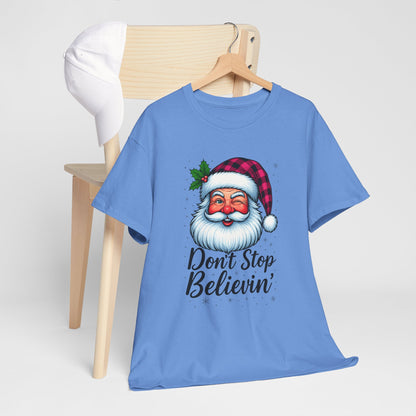 Santa Believin' Pink Holiday Tee