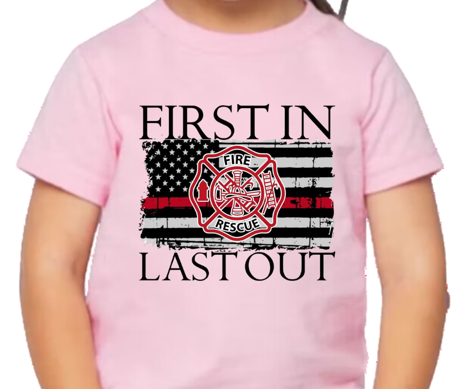 First In Last Out Kid T-Shirt