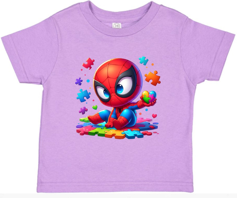 Spiderman Autism Kid T-Shirt