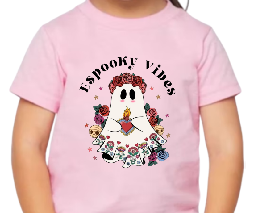 El Spooky Vibes Halloween Kid T-Shirt