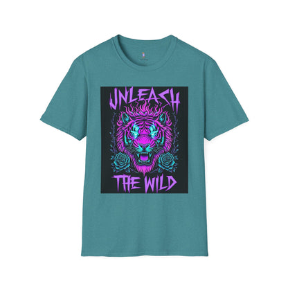Unleash the Wild Graphic Tee | Cool Graphic Shirt, Unisex T-Shirt, Animal Lover Gift, Nature-Inspired Fashion, Festival Wear