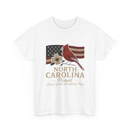 NC Pride: Cardinal, Dogwood & State Flag Tee