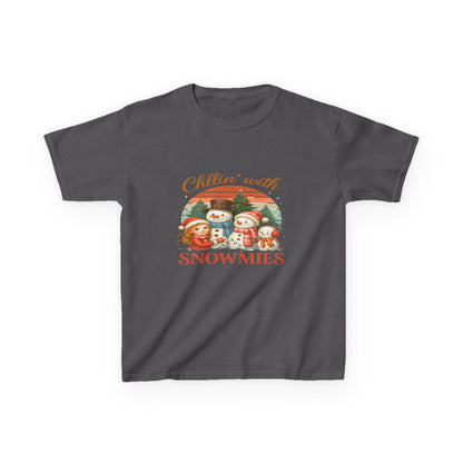 Chillin' with Snowmies Kids Christmas Tee
