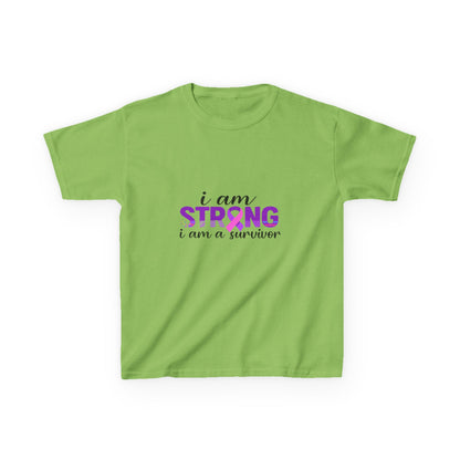 Strong Survivor Dinosaur Tee - Christmas Gift for Kids