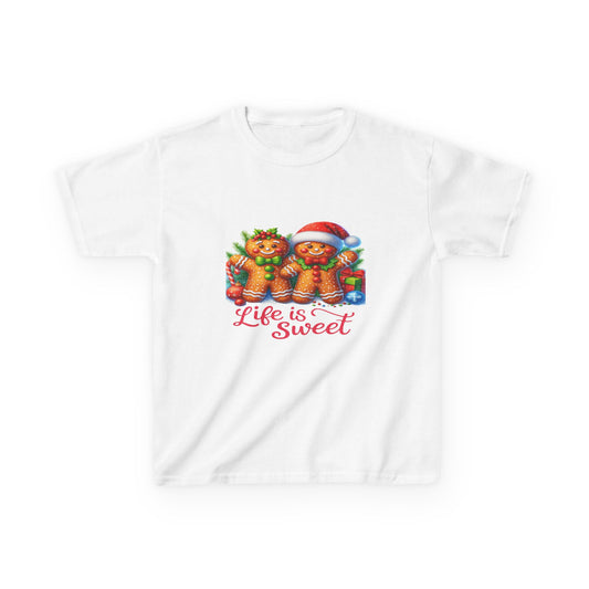 Gingerbread Dino Christmas Tee - Life is Sweet!