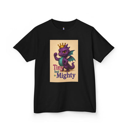 Kids Dragon Tee, Fun Kids T-Shirt, Tiny but Mighty Shirt, Unique Kids Apparel, Gift for Young Adventurers, Cute Dragon Design