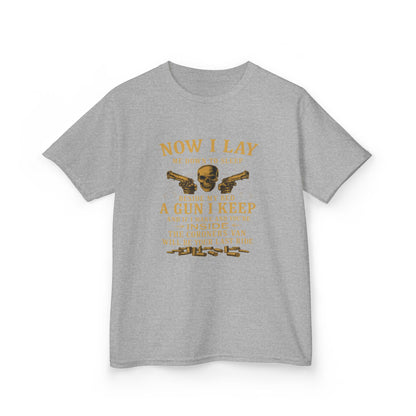 Now I Lay Me Down: Skull & Guns Kids Tee