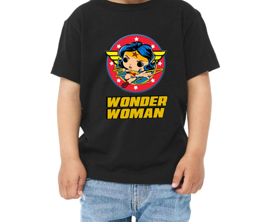 Wonder Woman 84 Kids Black T-Shirt