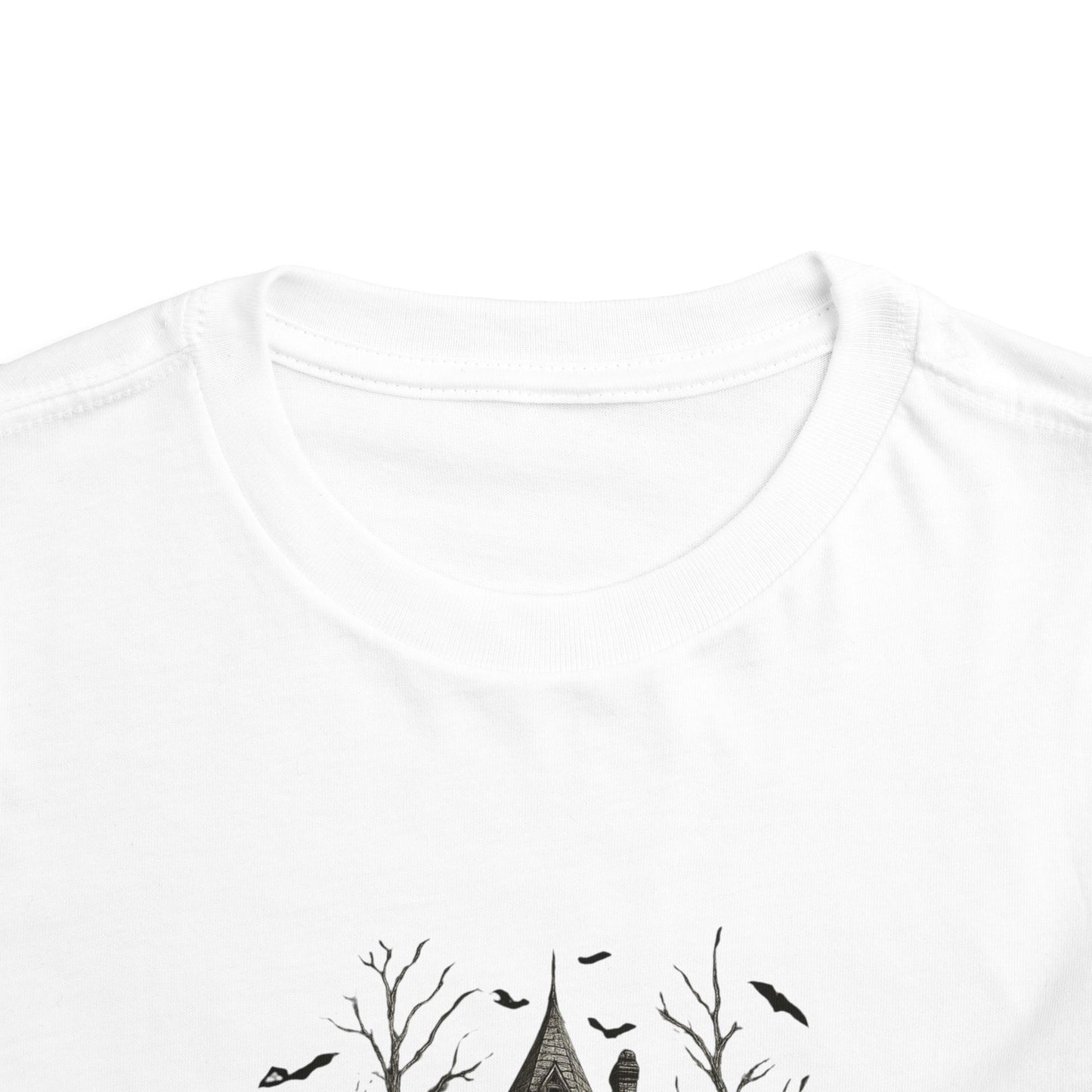 Spooky Halloween House Toddler Christmas Tee