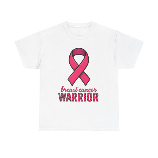 Breast Cancer Warrior Pink Ribbon Tee