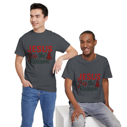 Jesus is the Reason Christmas Tee - Faith-Based Holiday Gift