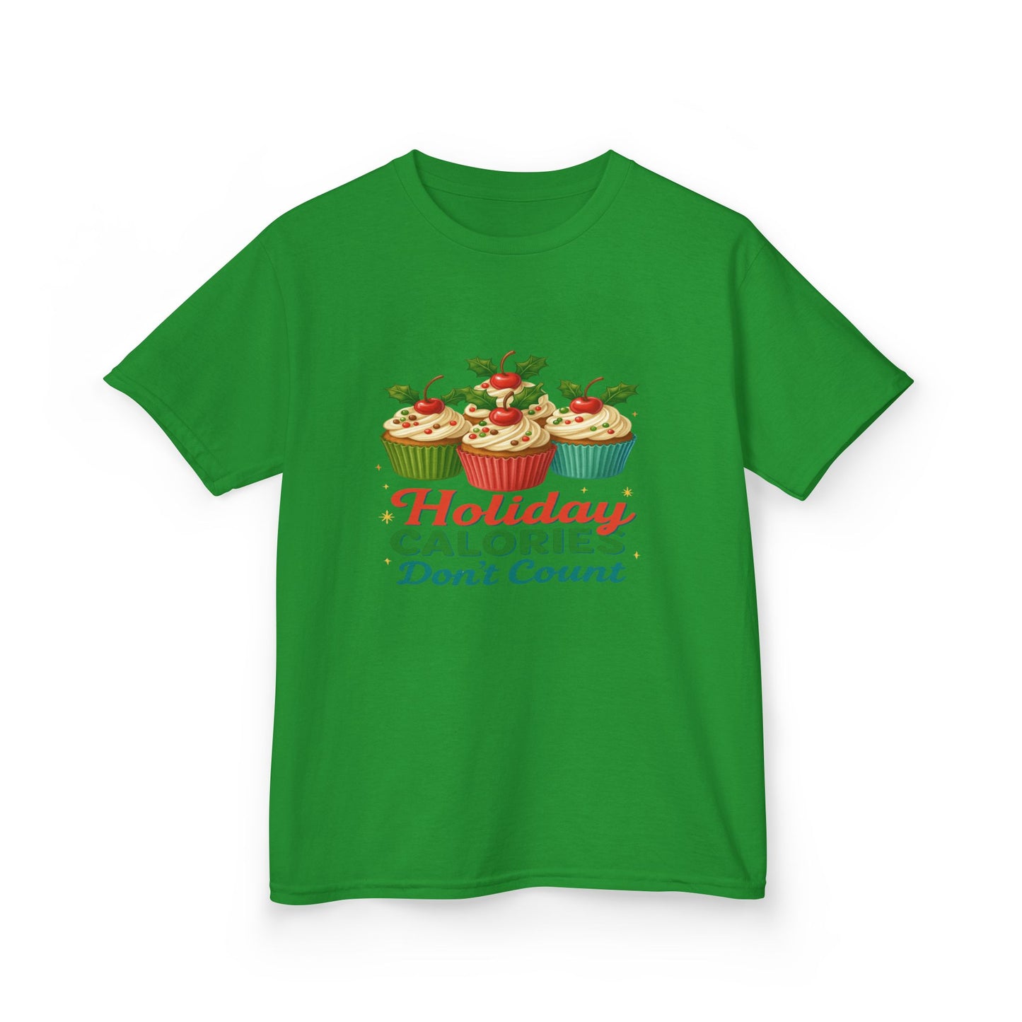 Holiday Calories Don't Count Dino Cupcake Tee