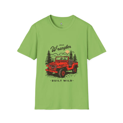 Jeep Wrangler Adventure Tee, Summer T-Shirt, Outdoor Enthusiast Gift, Camping Shirt, Road Trip Apparel, Vintage Jeep Design