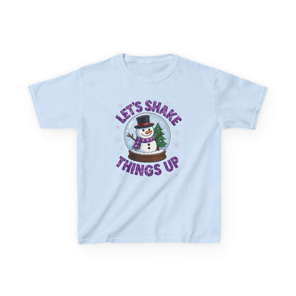 OT Snowman Snow Globe Kids Christmas Tee