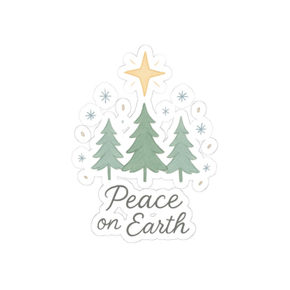 Peace on Earth Christmas Sticker