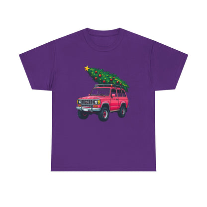 Pink SUV Christmas Tree Tee