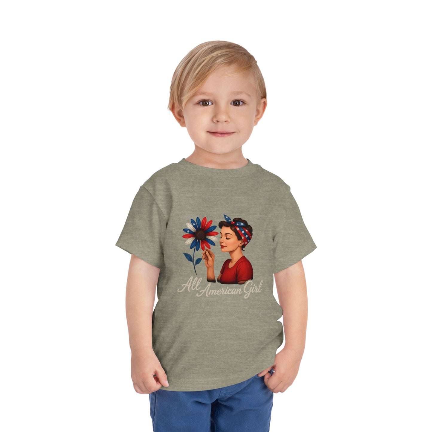 All American Girl Toddler Tee