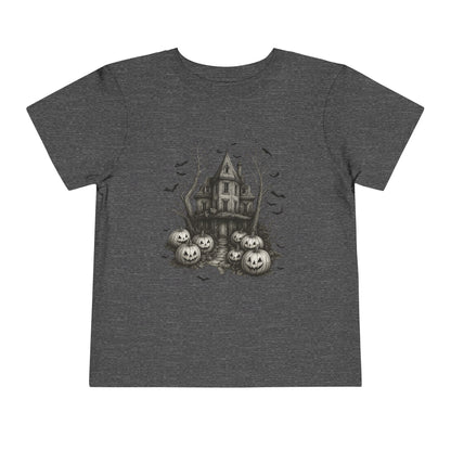 Spooky Halloween House Toddler Christmas Tee