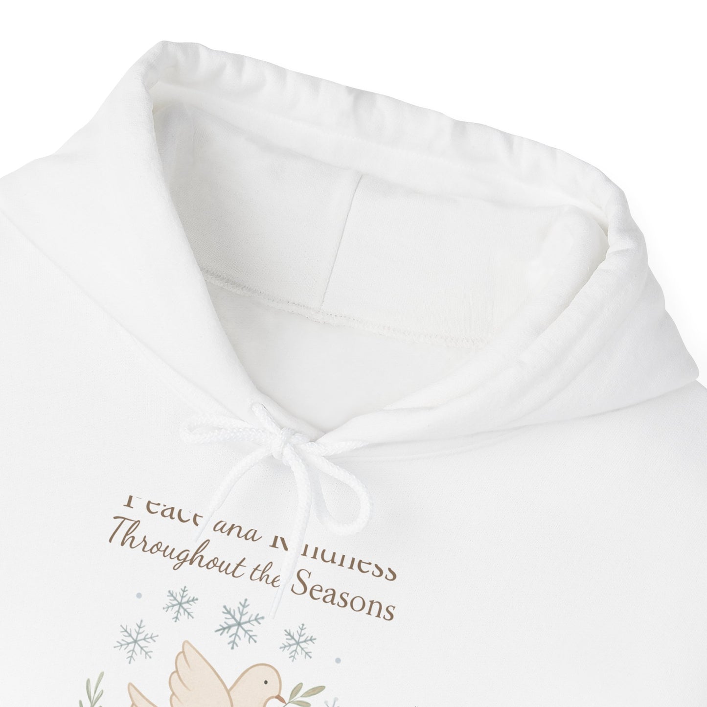 Holiday Peace Dove Hoodie — "I will not mention Thanksgiving Season" Cozy Pullover