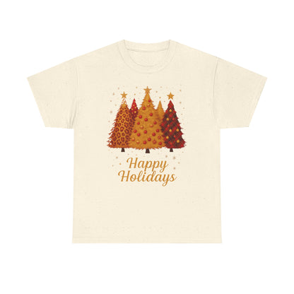 Happy Holidays Christmas Trees Tee