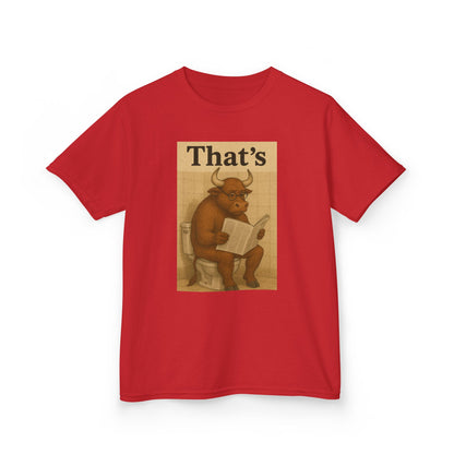 Bull Market Bathroom Break - Funny Kids Tee