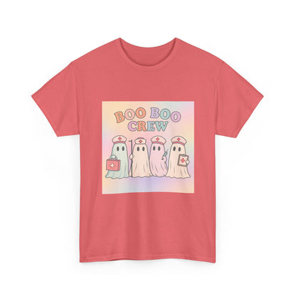 Boo Boo Crew Nurse Ghost T-Shirt – Cute Pastel Halloween Medical Tee
