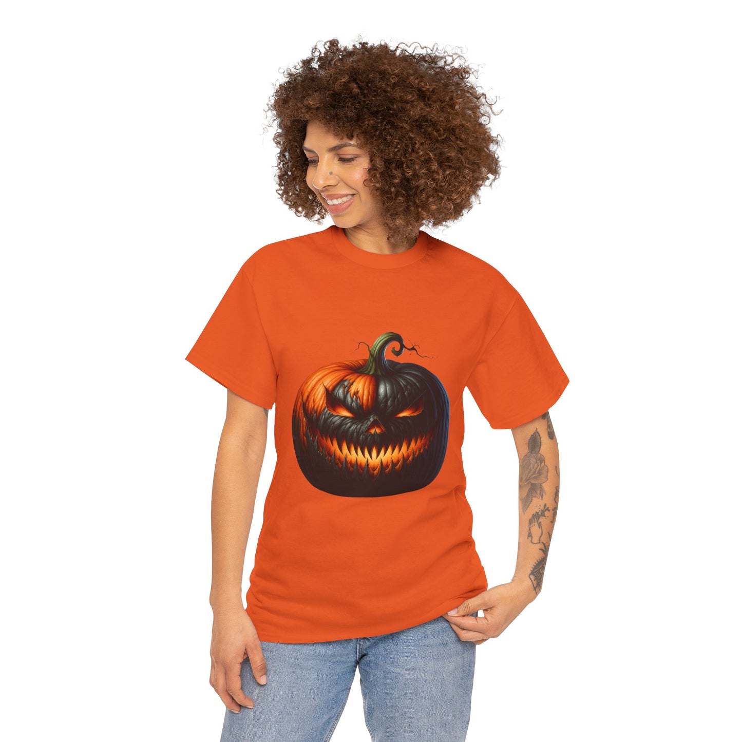 Sinister Pumpkin – Halloween Glow Tee