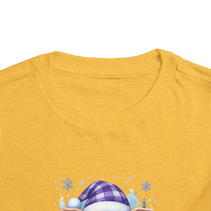 Chillin' Piggy Toddler Christmas Tee