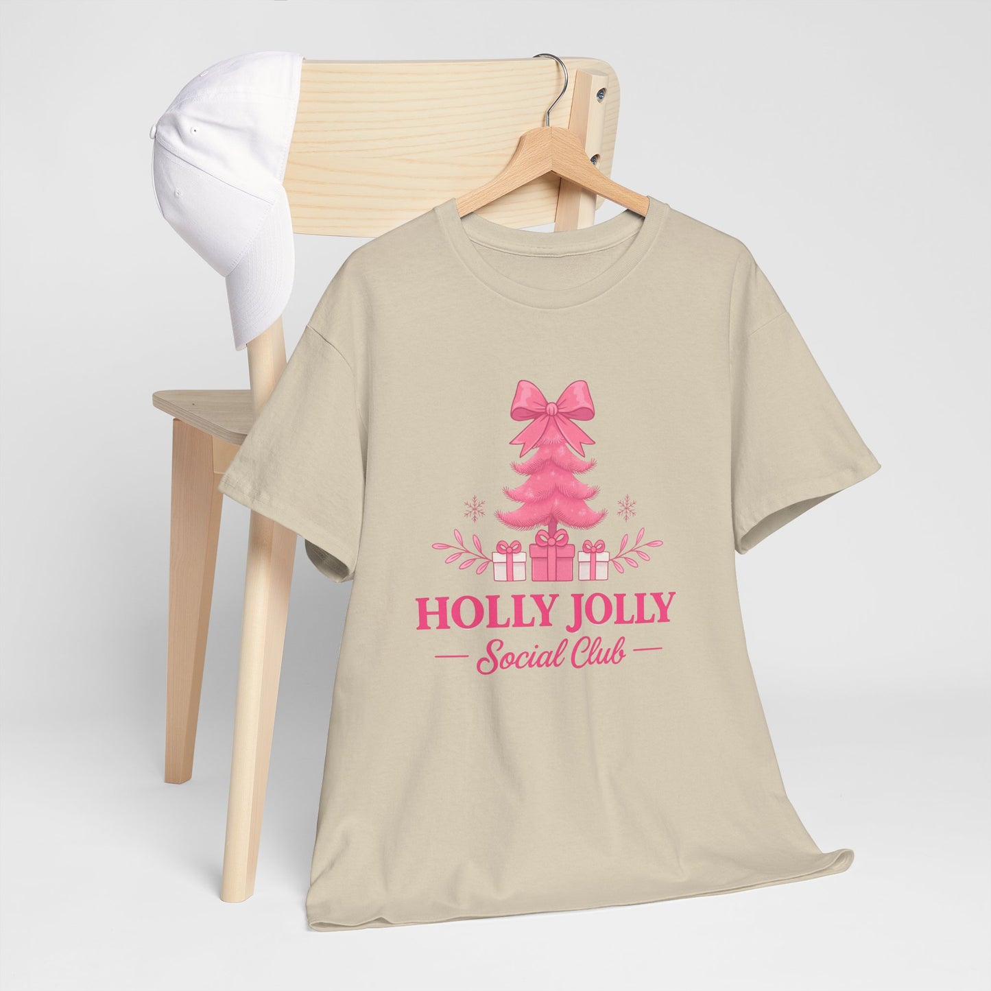 Holly Jolly Pink Tree Tee