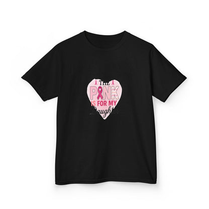 Pink Dinosaur Daughter Tee - Breast Cancer Awareness