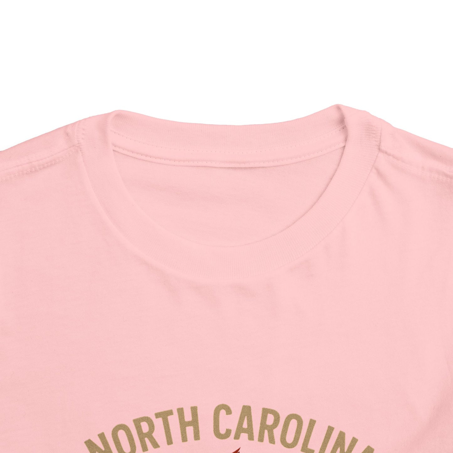 Toddler Tee - NC Cardinal and Dogwood Flower Design