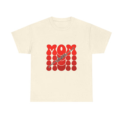 Retro Mom Cheer Tee – Bold Support & Spirit Shirt