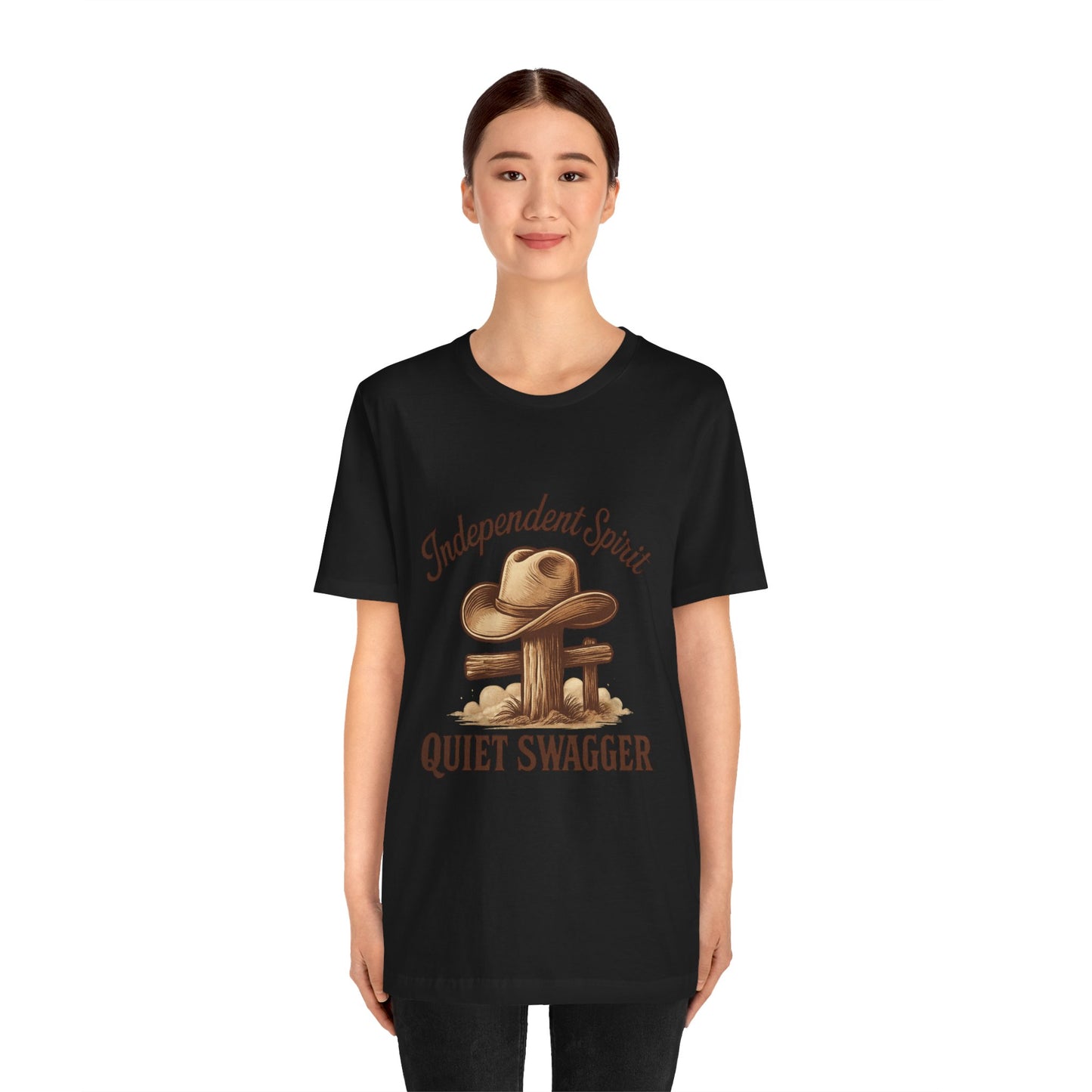 Quiet Swagger Cowboy Tee — Independent Spirit Western T-Shirt