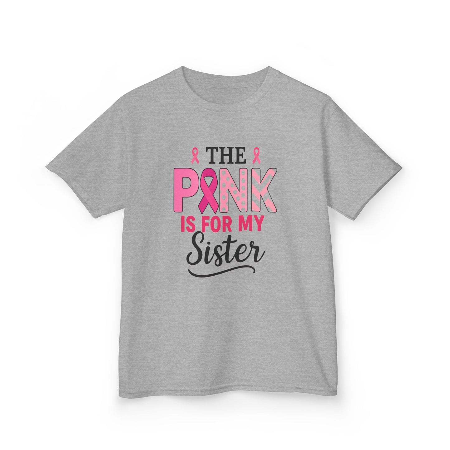Pink Ribbon Sister Tee: Breast Cancer Awareness Gift