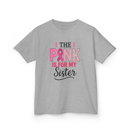 Pink Ribbon Sister Tee: Breast Cancer Awareness Gift