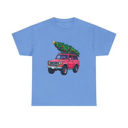 Pink SUV Christmas Tree Tee