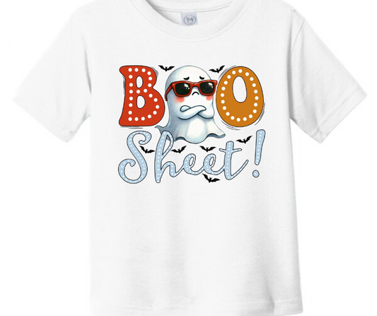 Ghost Boo Sheet Halloween Kid T-Shirt