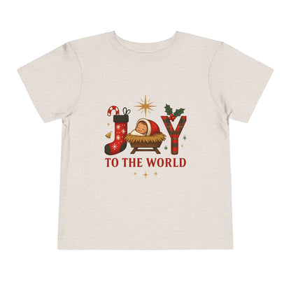 Joy to the World Toddler Christmas Tee