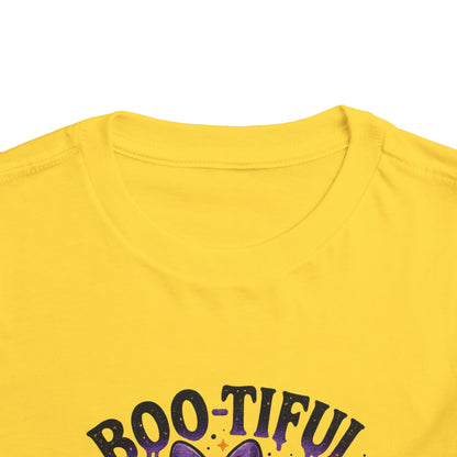Boo-tiful Ghost Halloween Toddler Tee