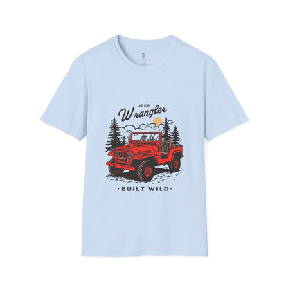 Jeep Wrangler Adventure Tee, Summer T-Shirt, Outdoor Enthusiast Gift, Camping Shirt, Road Trip Apparel, Vintage Jeep Design