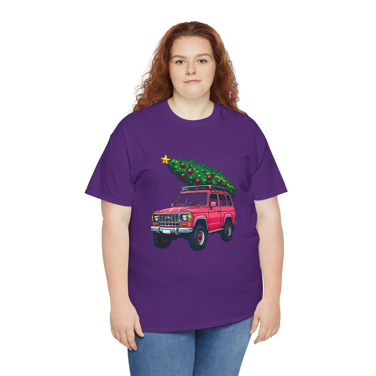 Pink SUV Christmas Tree Tee