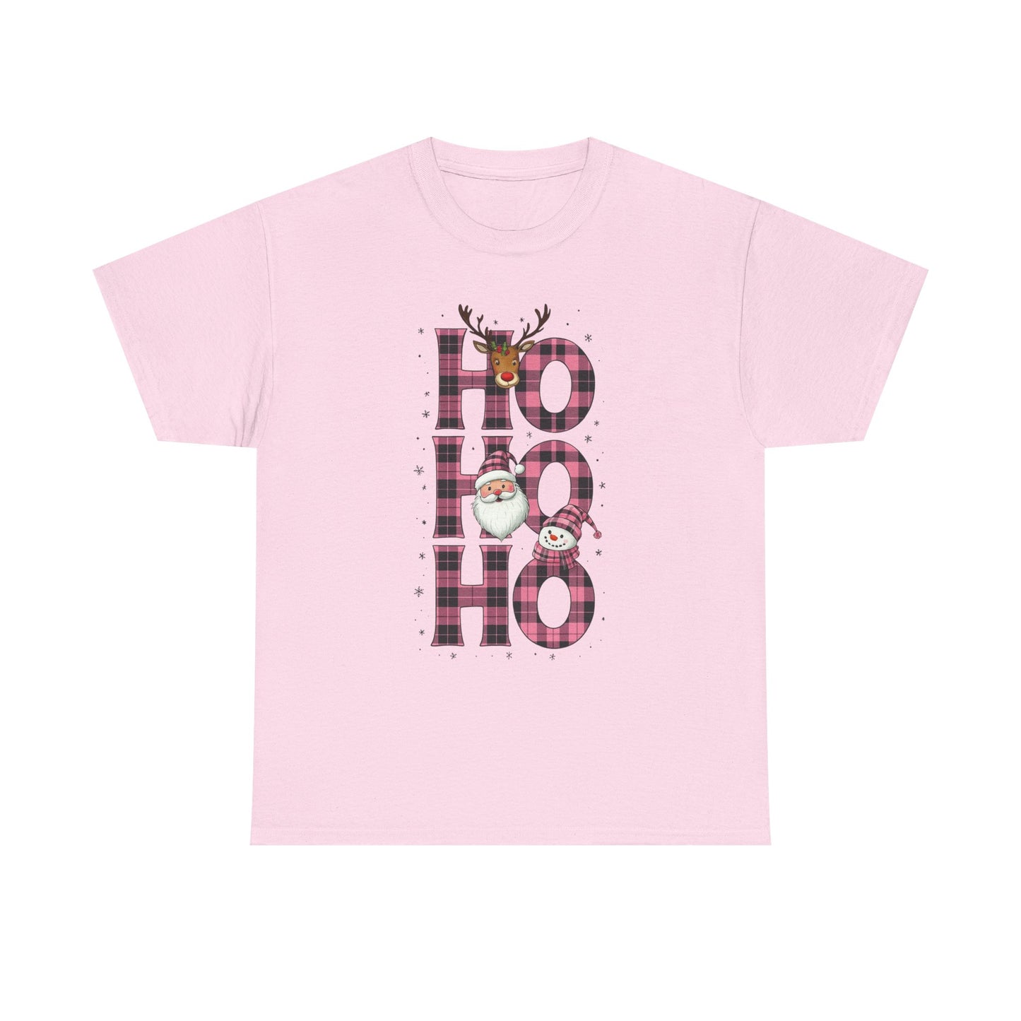 Ho Ho Ho Plaid Holiday Tee