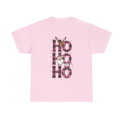 Ho Ho Ho Plaid Holiday Tee