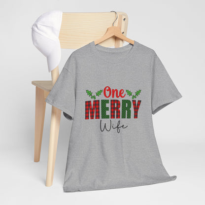 One Merry Wife Christmas Tee